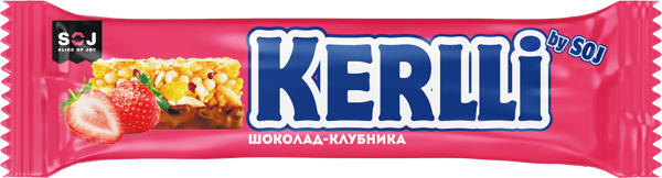Изображение Батончик злаковый Содж Керлли клубника шоколад СОДЖ м/у, 50 г