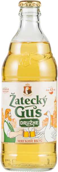 Изображение Пиво светлое Лагер 4,3% Жатецкий гусь Балтика ПК с/б, 0,45 л