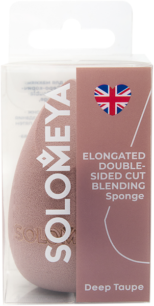 Изображение Спонж для макияжа Соломия серо-коричневый Соломия п/у, 1 шт