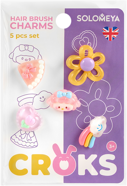 Изображение Набор украшений для расчески Соломия радуга Соломия п/у, 1 шт