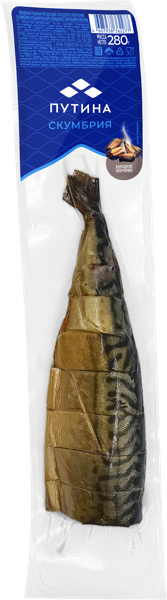 Изображение Рыба х/к Путина скумбрия кусочки Путина ООО в/у, 280 г