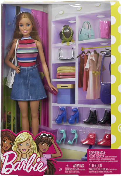 Изображение Кукла 29см с аксессуарами Барби модница Маттэл п/у, 1 шт