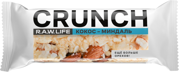 Изображение Батончик ореховый Рав лайф кокос миндаль РоуЛайф м/у, 30 г