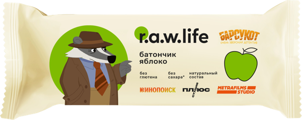Изображение Батончик фруктово-злаковый Рав лайф кидс яблоко РоуЛайф м/у, 25 г