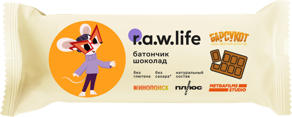 Изображение Батончик фруктово-злаковый Рав лайф кидс шоколад РоуЛайф м/у, 25 г