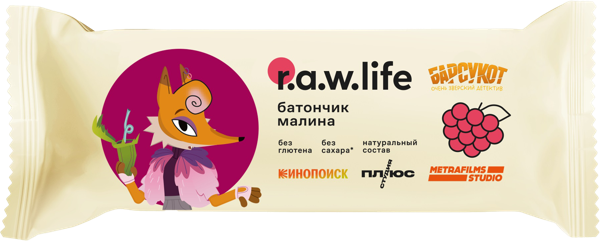 Изображение Батончик фруктово-злаковый Рав лайф кидс малина РоуЛайф м/у, 25 г