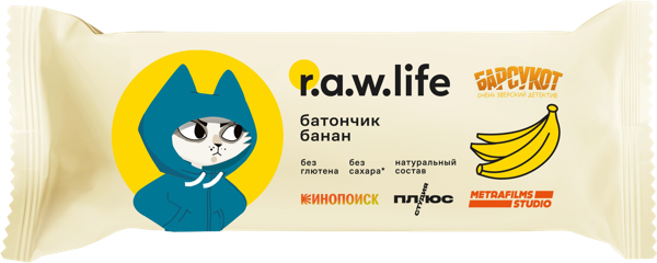 Изображение Батончик фруктово-злаковый Рав лайф кидс банан РоуЛайф м/у, 25 г
