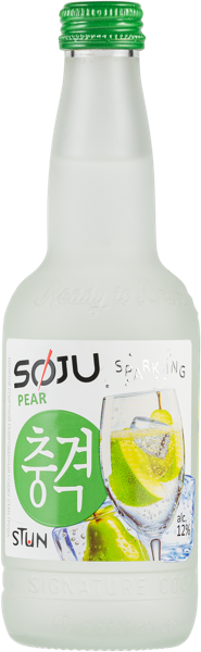 Изображение Спиртной напиток 12% газ Соджу Стан Груша КЛВЗ Кристалл с/б, 0,33 л