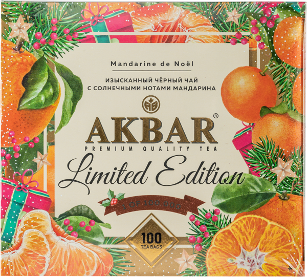Изображение Набор Чая черный в пакетиках Акбар ассорти Яковлевская чаеразвесочна кор, 100*1,5 г