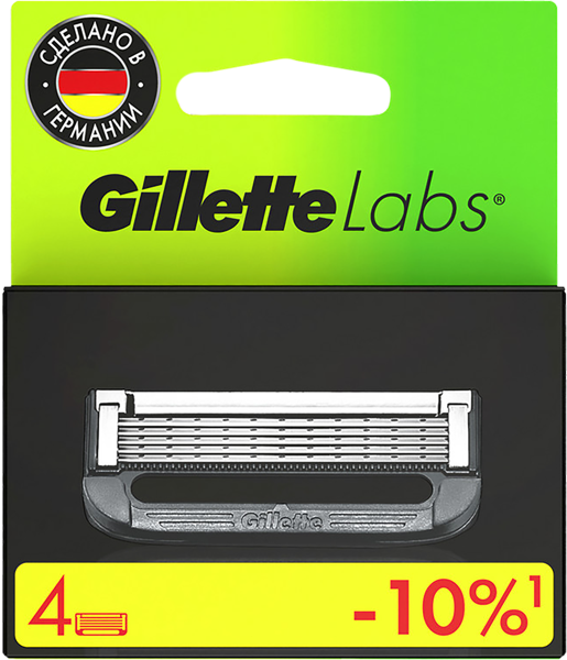 Изображение Кассеты для бритья 5 лезвий Жиллетт лабс Проктер Энд Гэмбл к/у, 4 шт