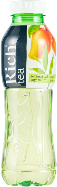 Изображение Напиток Чай зеленый негаз Рич манго Мултон п/б, 0,5 л