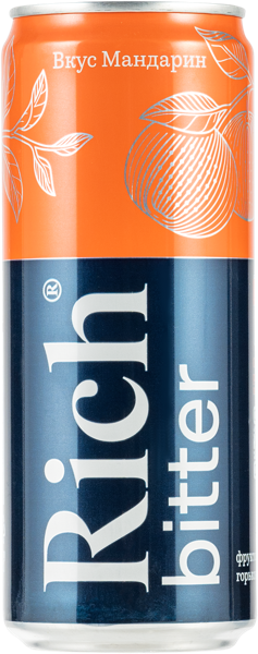 Изображение Напиток газ Рич мандарин Мултон ж/б, 0,33 л