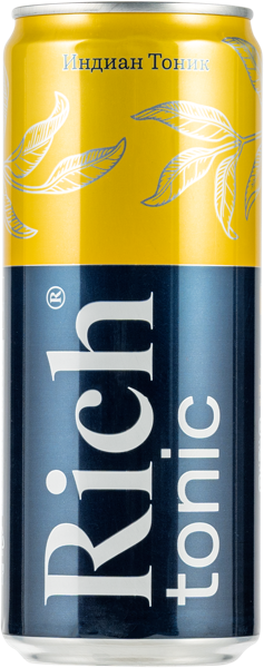 Изображение Напиток газ Рич индиан тоник Мултон ж/б, 0,33 л