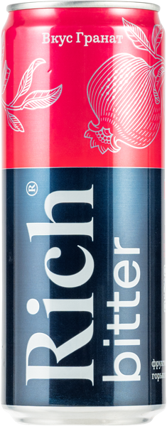 Изображение Напиток газ Рич гранат Мултон ж/б, 0,33 л