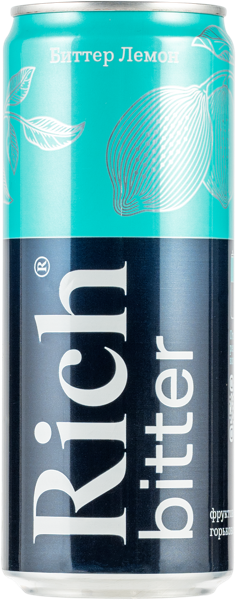 Изображение Напиток газ Рич биттер лемон Мултон ж/б, 0,33 л