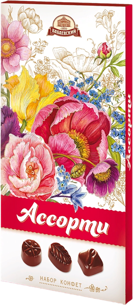 Изображение Конфеты Ассорти букеты ОК Бабаевский кор, 240 г