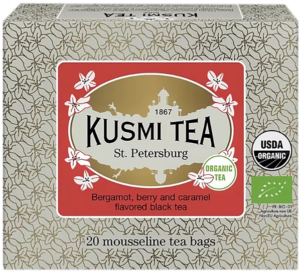 Изображение Чай черный в пакетиках Кузьми ти санкт-петербург Ориентис Гурмэ кор, 20*2 г