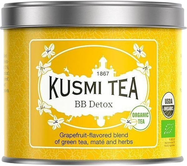 Изображение Чай зеленый Кузьми ти детокс грейпфрут Ориентис Гурмэ ж/б, 100 г