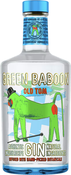 Изображение Джин 40% Грин Бабун олд том Новабев Групп с/б, 0,5 л