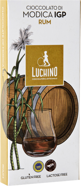 Изображение Шоколад темный 50% Лучино из Модики с ромом Лучино кор, 100 г