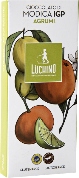 Изображение Шоколад темный 50% Лучино из Модики с апельсином Лучино кор, 100 г