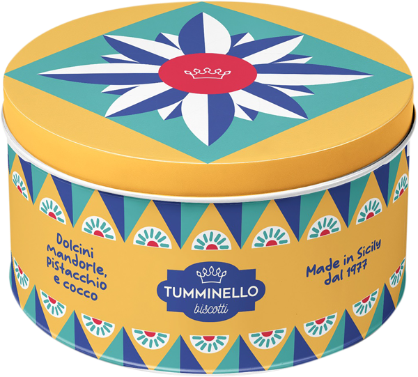 Изображение Печенье ассорти мини Тумминелло фисташка кокос миндаль Тумминелло ж/б, 120 г