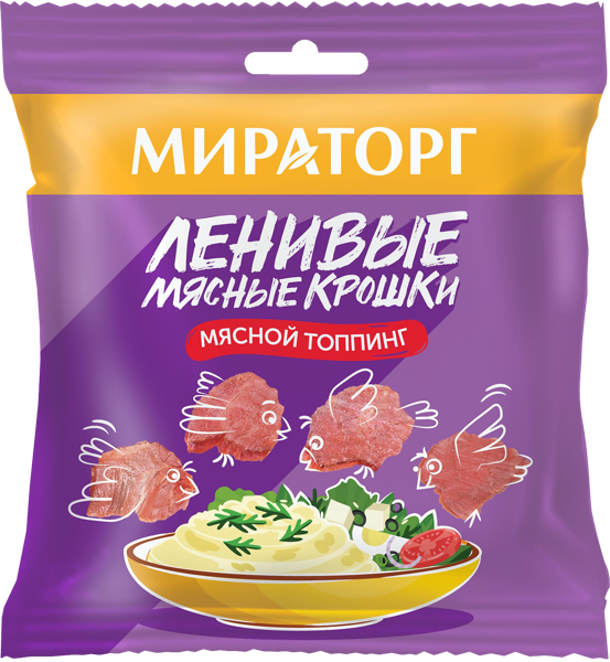 Изображение Крошки мясные Мираторг Мираторг м/у, 70 г