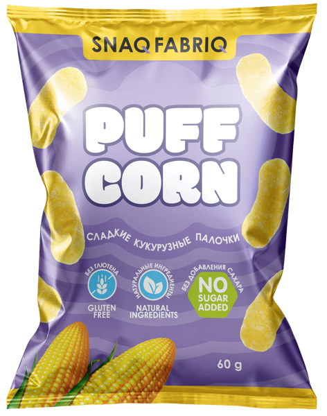 Изображение Чипсы кукурузные без глютена Снэк фабрик сладкие Фитнес Фуд м/у, 60 г