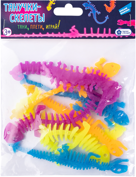 Изображение Набор антистресс Дрим мейкерс тянучка скелет Волшебный остров м/у, 1 шт