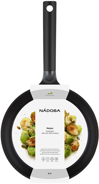 Изображение Сковорода 24см антипригарная Надоба мелани алюминий Надоба карт/уп, 1 шт