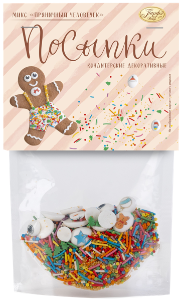 Изображение Посыпка кондитерская Парфэ пряничный человечек Топ Продукт м/у, 50 г