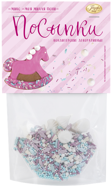 Изображение Посыпка кондитерская Парфэ Моя милая пони Топ Продукт м/у, 50 г