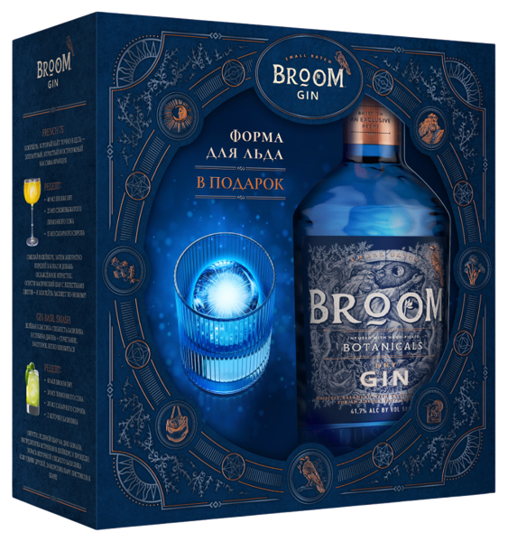 Изображение Джин 41.7% Брум с формой для льда Рузский КЗ п/у, 0,5 л