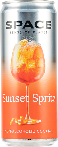 Изображение Напиток безалкогольный газ Спейс сансет спритц Космическая компания ж/б, 0,33 л