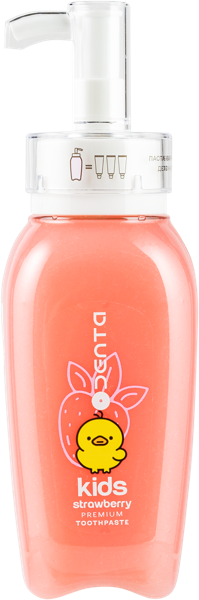Изображение Зубная паста детская Одента клубника СОАО ПКФ Модум - наша косметика п/у, 200 мл