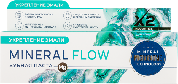 Изображение Зубная паста Пиэс лаб минерал флоу укрепление эмали Пи Эс Лаб к/у, 100 мл