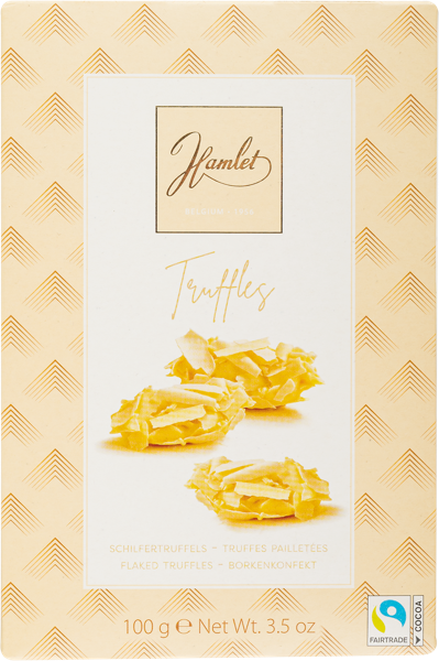Изображение Трюфели в белом шоколаде Гамлет хлопья Гамлет кор, 100 г