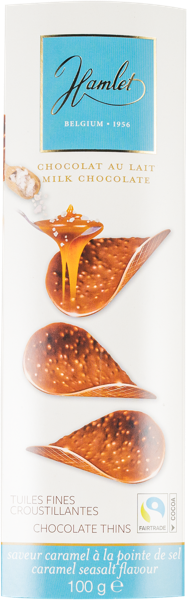 Изображение Шоколад молочный Гамлет тюльи соленая карамель Гамлет кор, 100 г