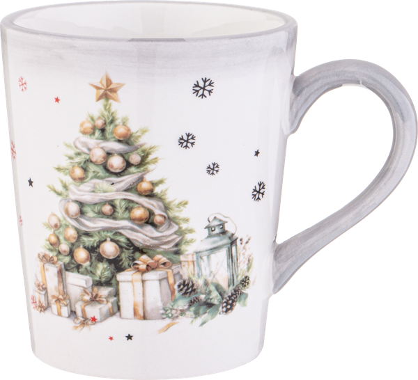 Изображение Кружка 320мл белая Агнесс с новым годом елка Агнесс , 1 шт