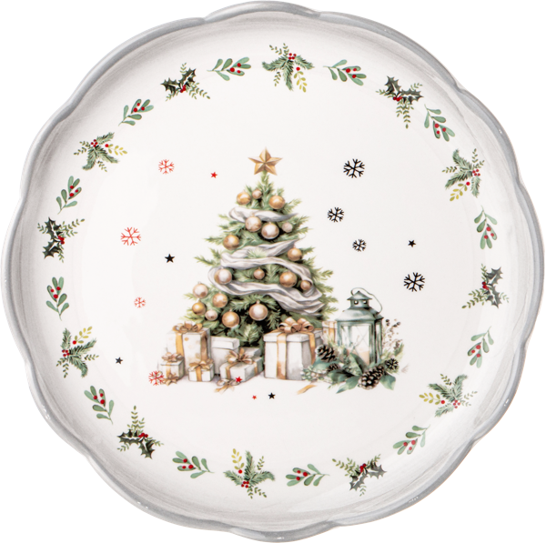 Изображение Тарелка 24,5см обеденная Агнесс с новым годом Агнесс , 1 шт