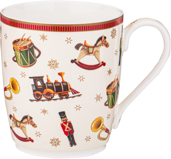 Изображение Кружка 300мл бежевая Лефард щелкунчик фарфор Лефард , 1 шт