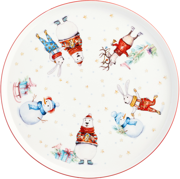 Изображение Тарелка 26см Лефард зимняя история фарфор Лефард , 1 шт