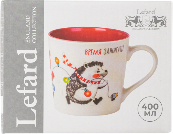 Изображение Кружка 430мл белая Лефард время зажигать Лефард , 1 шт