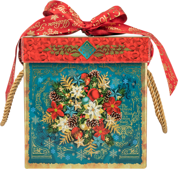 Изображение Набор Изумрудная соната куб с бантом ТС ТАБРИС кор 25-26, 800 г