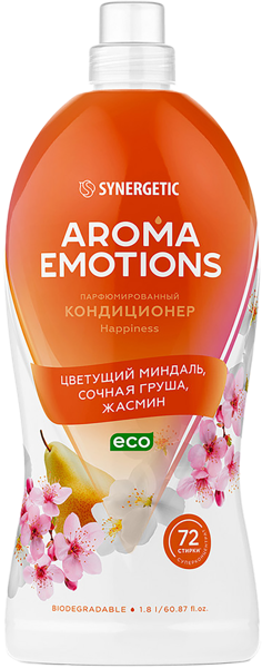Изображение Кондиционер для белья Синергетик БИО счастье Синергетик п/у, 1,8 л