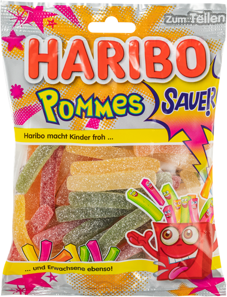 Изображение Мармелад жевательный Харибо кислая картошка фри Харибо м/у, 175 г