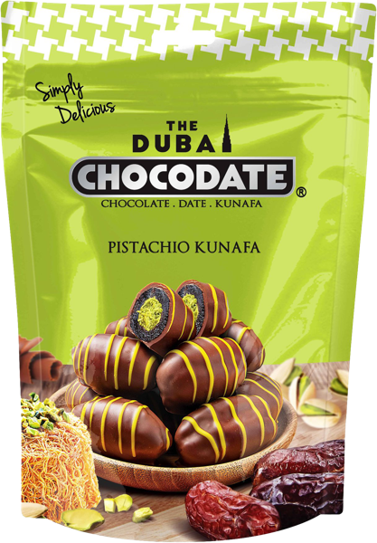 Изображение Конфеты в шоколаде Чокодэйт дубайский финики с фисташкой Нотис Глобал Трейдинг м/у, 90 г