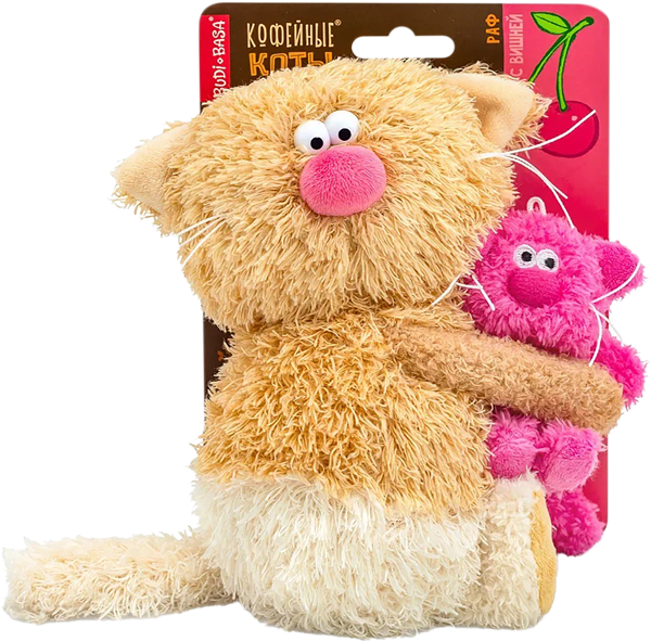 Изображение Мягкая игрушка 16см Будибаса десерт раф с вишней МПП ООО к/у, 1 шт