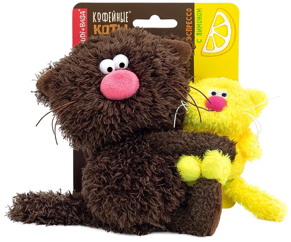 Изображение Мягкая игрушка 12см Будибаса десерт эспрессо с лимоном МПП ООО к/у, 1 шт