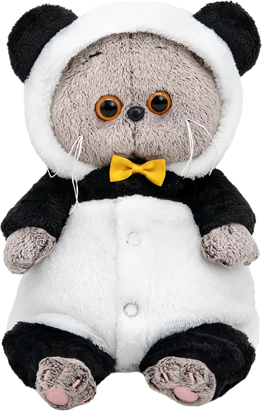 Изображение Мягкая игрушка 20см Будибаса басик бейби в кигуруми панда МПП ООО к/у, 1 шт